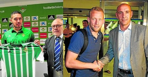 Juan Vargas y Michael Krohn-Dehli, dos ejemplos de futbolistas que llegaron libres a Sevilla. Juan Vargas y Michael Krohn-Dehli, dos ejemplos de futbolistas que llegaron libres a Sevilla.