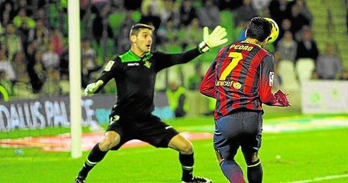Un Barcelona líder visitó el Villamarín en la 13/14; ganó 1-4. Un Barcelona líder visitó el Villamarín en la 13/14; ganó 1-4.