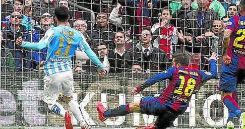 Con este gol ganó el Málaga. Con este gol ganó el Málaga.