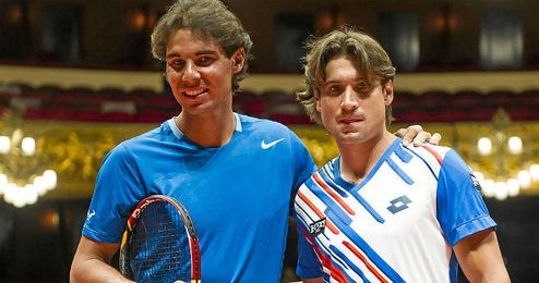 Nadal y Ferrer vuelven a las pistas. Nadal y Ferrer vuelven a las pistas.