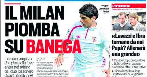 Galliani se encapricha con Banega Galliani se encapricha con Banega