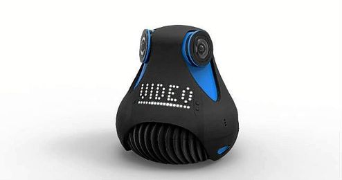 Imagen de la Giroptic 360cam. Imagen de la Giroptic 360cam.