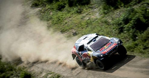 Imagen de la etapa del Dakar. Imagen de la etapa del Dakar.