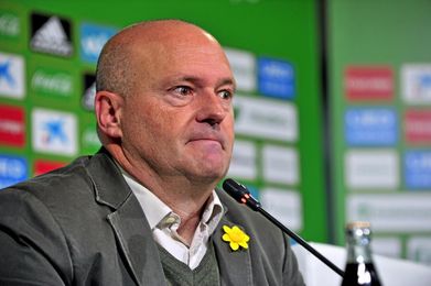 Pepe Mel en una rueda de prensa Pepe Mel en una rueda de prensa
