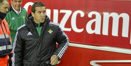 Merino, en el Sánchez Pizjuán. Merino, en el Sánchez Pizjuán.