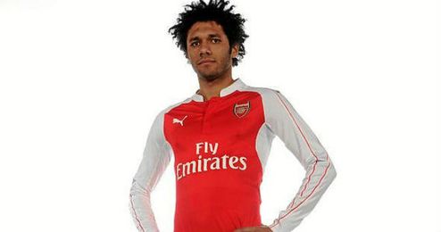 ElNeny ya posa con la camiseta de los ´gunners´. ElNeny ya posa con la camiseta de los ´gunners´.