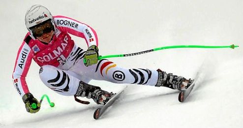 Imagen de la alemana Viktoria Rebensburg en una competición. Imagen de la alemana Viktoria Rebensburg en una competición.