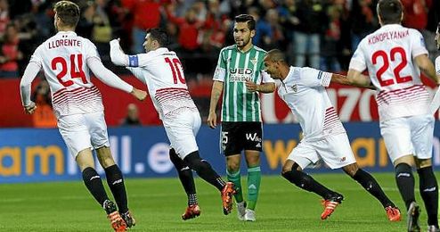 Imagen del último partido del Sevilla en Copa del Rey, ante el Real Betis. Imagen del último partido del Sevilla en Copa del Rey, ante el Real Betis.