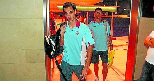 Álex Ortiz, en la imagen durante su etapa en el Sevilla Atlético, se enfrenta mañana a su antiguo club. Álex Ortiz, en la imagen durante su etapa en el Sevilla Atlético, se enfrenta mañana a su antiguo club.
