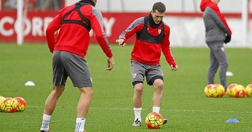 Cristóforo confía en seguir contando con minutos, para ello trabaja duro en los entrenamientos. Cristóforo confía en seguir contando con minutos, para ello trabaja duro en los entrenamientos.
