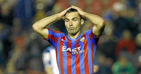 David Barral, en su etapa como jugador del Levante. David Barral, en su etapa como jugador del Levante.