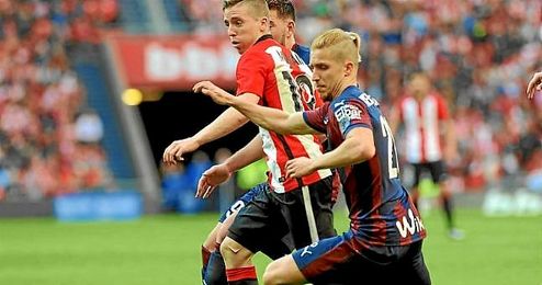 Keko, en el partido ante el Athletic Club. Keko, en el partido ante el Athletic Club.