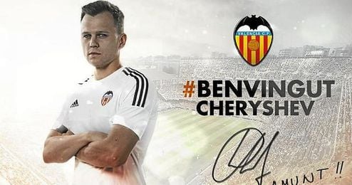 El Valencia ha anunciado así la cesión de Cheryshev. El Valencia ha anunciado así la cesión de Cheryshev.