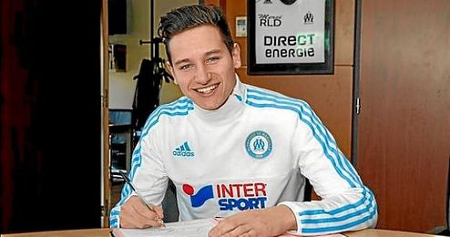 Florian Thauvin firma con el Marsella Florian Thauvin firma con el Marsella