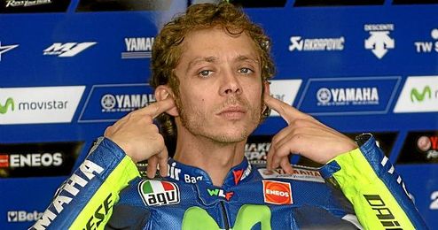 El piloto italiano Valentino Rossi (Yamaha) El piloto italiano Valentino Rossi (Yamaha)