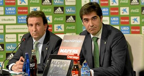 Catalán y Haro, durante la rueda de prensa de hoy jueves. Catalán y Haro, durante la rueda de prensa de hoy jueves.