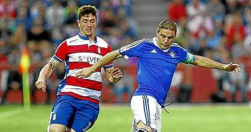 Imagen del partido de la primera vuelta entre el Granada y el Betis. Imagen del partido de la primera vuelta entre el Granada y el Betis.