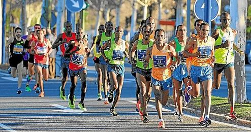 Imagen de la edición XXXI del Maratón de Sevilla. Imagen de la edición XXXI del Maratón de Sevilla.