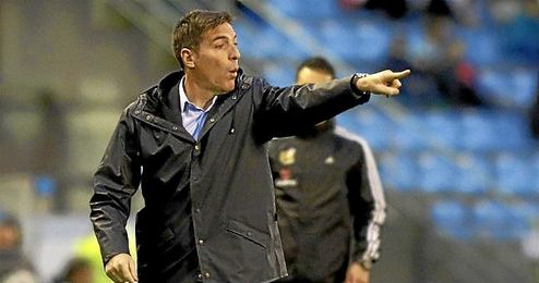 Berizzo, en el encuentro de Liga ante el Sevilla en Balaídos. Berizzo, en el encuentro de Liga ante el Sevilla en Balaídos.