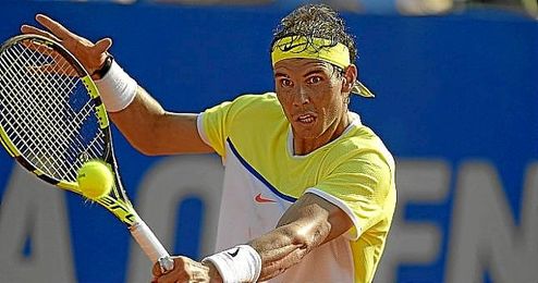 Rafa Nadal, en el Abierto de Río de Janeiro. Rafa Nadal, en el Abierto de Río de Janeiro.