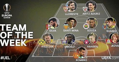 El exsevillista Denis Suárez también está en el once. El exsevillista Denis Suárez también está en el once.
