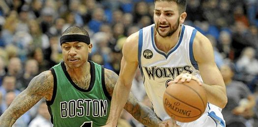 Ricky Rubio volvió loco a los Celtics. Ricky Rubio volvió loco a los Celtics.