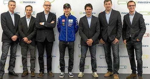 El piloto acudió a la presentación de la tercera temporada del canal ´Movistar MotoGP´. El piloto acudió a la presentación de la tercera temporada del canal ´Movistar MotoGP´.