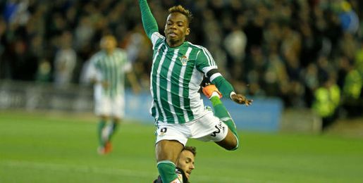 Charly Musonda, ante el Rayo. Charly Musonda, ante el Rayo.