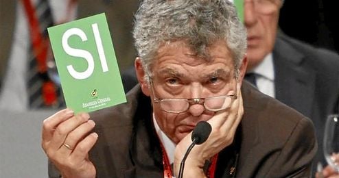 Ángel María Villar, presidente de la Federación Española de Fútbol. Ángel María Villar, presidente de la Federación Española de Fútbol.