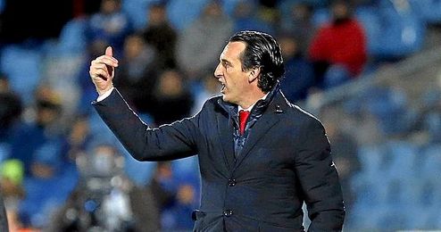 Emery, en el Coliseum. Emery, en el Coliseum.