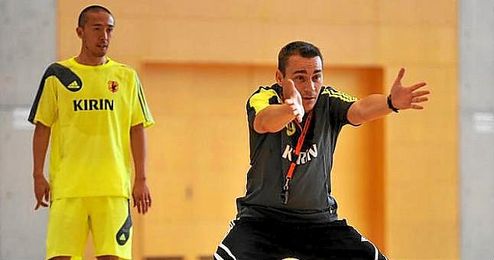 En la imagen, el ex seleccionador japonés, Miguel Rodrigo. En la imagen, el ex seleccionador japonés, Miguel Rodrigo.