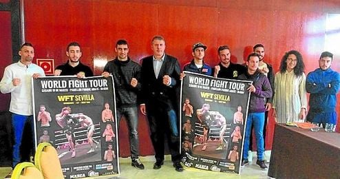 El World Fight Tour se presentó ante los medios de comunicación en Sevilla. El World Fight Tour se presentó ante los medios de comunicación en Sevilla.