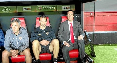 Unai Emery se muestra muy satisfecho del pase a cuartos. Unai Emery se muestra muy satisfecho del pase a cuartos.