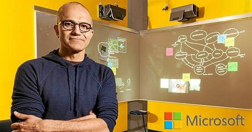 En la imagen, el CEO de Microsoft, Satya Nadella. En la imagen, el CEO de Microsoft, Satya Nadella.