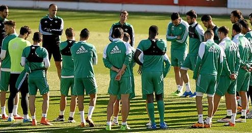 Imagen del entrenamiento de hoy martes. Imagen del entrenamiento de hoy martes.