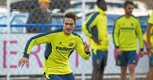 Denis Suárez en un entrenamiento Denis Suárez en un entrenamiento