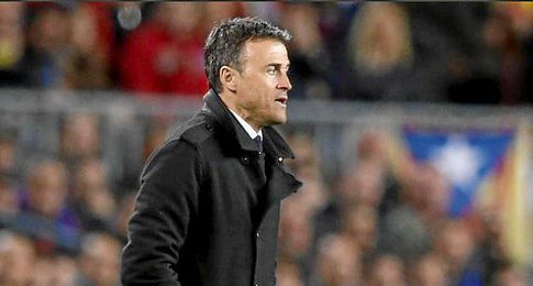 Luis Enrique restó trascendencia a la derrota. Luis Enrique restó trascendencia a la derrota.