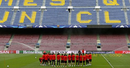 En la imagen, entrenamiento del Atlético de Madrid. En la imagen, entrenamiento del Atlético de Madrid.