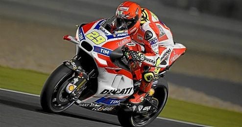 Iannone durante el GP Iannone durante el GP