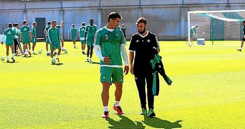Vargas, en la sesión de hoy. Vargas, en la sesión de hoy.
