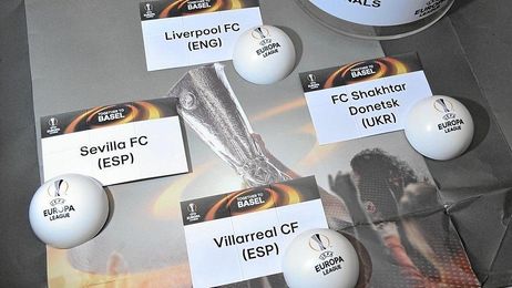 Sorteo de las semifinales de la Europa League. Sorteo de las semifinales de la Europa League.