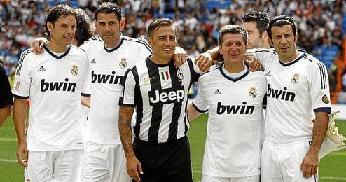 Cannavaro, en un partido de veteranos Madrid-Juventus. Cannavaro, en un partido de veteranos Madrid-Juventus.