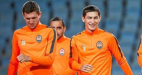 Taras Stepanenko entrenando con el Shakhtar. Taras Stepanenko entrenando con el Shakhtar.