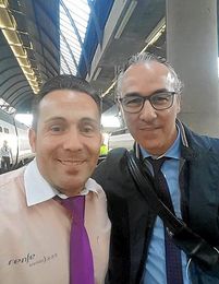 Miguel Torrecilla, a su llegada a Sevilla. Miguel Torrecilla, a su llegada a Sevilla.
