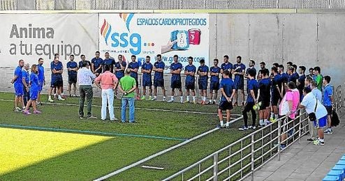 El Estrella San Agustín en su primer día de entrenamientos. El Estrella San Agustín en su primer día de entrenamientos.