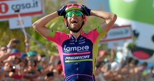 Ulissi ha ganado, a sus 26 años, su quinta etapa en un Giro de Italia. Ulissi ha ganado, a sus 26 años, su quinta etapa en un Giro de Italia.