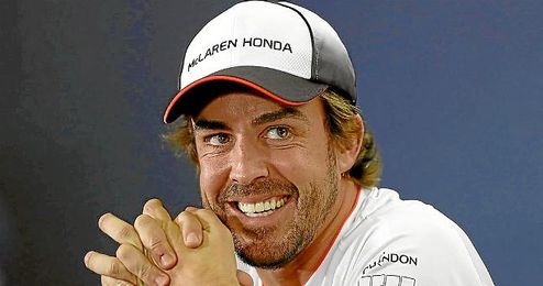 Alonso en rueda de prensa Alonso en rueda de prensa