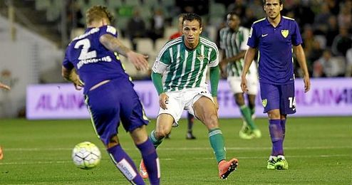 Leandro Damiao, en una de sus pocas apariciones con el Betis. Leandro Damiao, en una de sus pocas apariciones con el Betis.