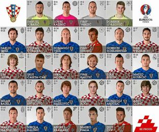 La lista provisional de 27 jugadores de Croacia. La lista provisional de 27 jugadores de Croacia.