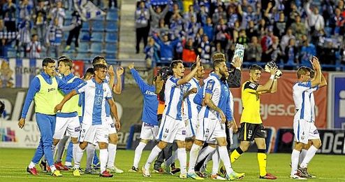 El Leganés jugará en la Liga BBVA. El Leganés jugará en la Liga BBVA.